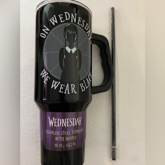 Wednesday Addams 40oz stainless steel tumbler - Picture 1 of 8